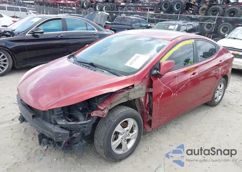 2014 Hyundai Elantra Se from USA, damaged, VIN 5NPDH4AEXEH464015